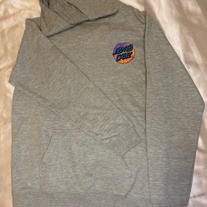 Grey Santa Cruz logo hoodie :)